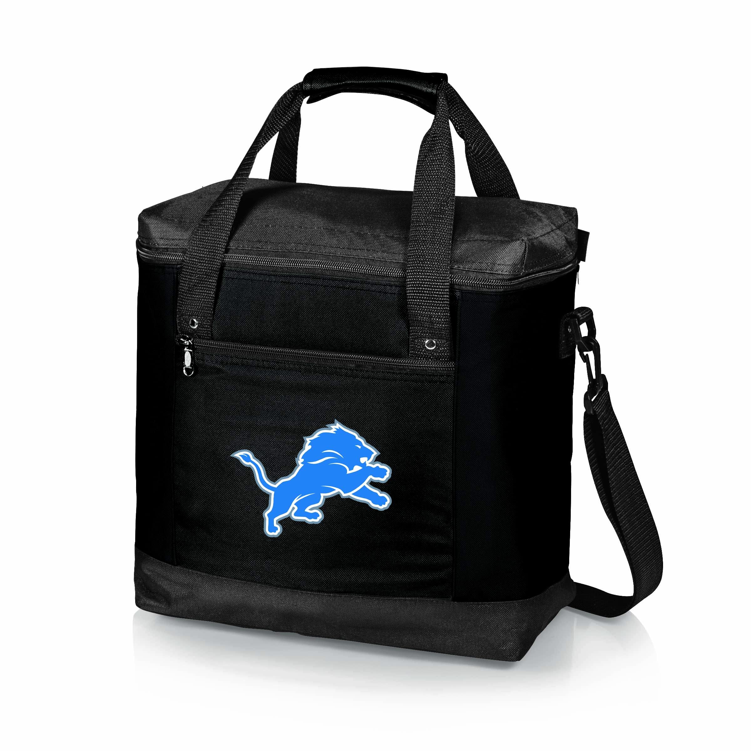 PICNIC TIME NFL Montero Insulated Tote Cooler Bag - Portable Soft-Sided Picnic Cooler with Shoulder Strap - Perfect for Tailgating, Beach Trips & Outdoor Adventures (Black)