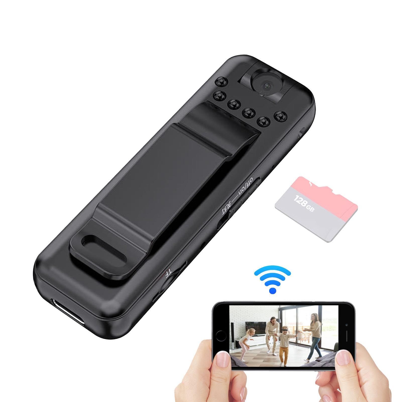Firulab Police Body Camera - Wearable HD Video Recorder with Motion Detection, Night Vision & Long Battery Life - Ideal for Law Enforcement, Running, Hiking & Outdoor Adventures