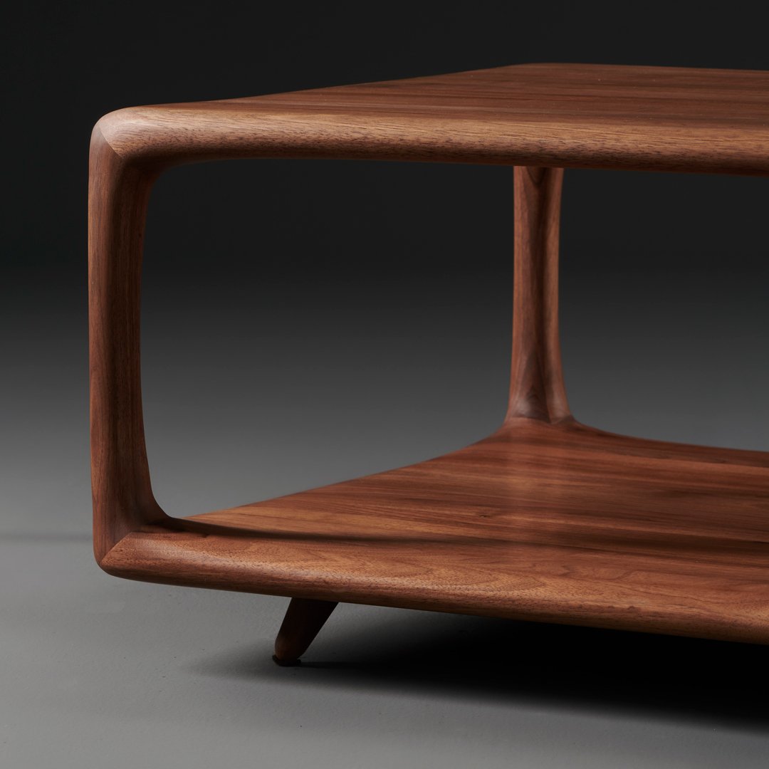 Modern Wooden Blend Coffee Table - Mid-Century Style Living Room Furniture for Home Decor | Perfect for Small Spaces, Apartments & Cozy Living Areas