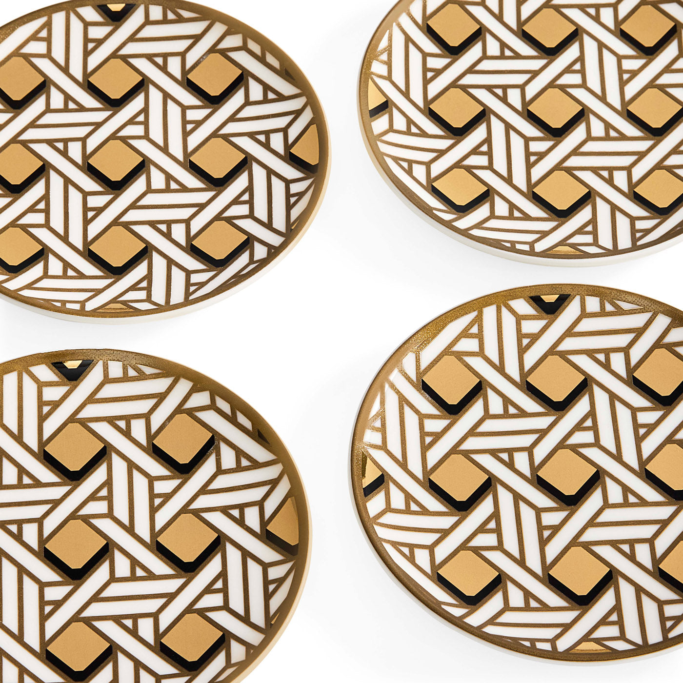 Premium Basketweave Coasters Set of 6 - Absorbent Cork Backing for Hot & Cold Drinks - Stylish Home Bar, Coffee Table, and Kitchen Decor - Perfect for Parties, Gifts, and Everyday Use