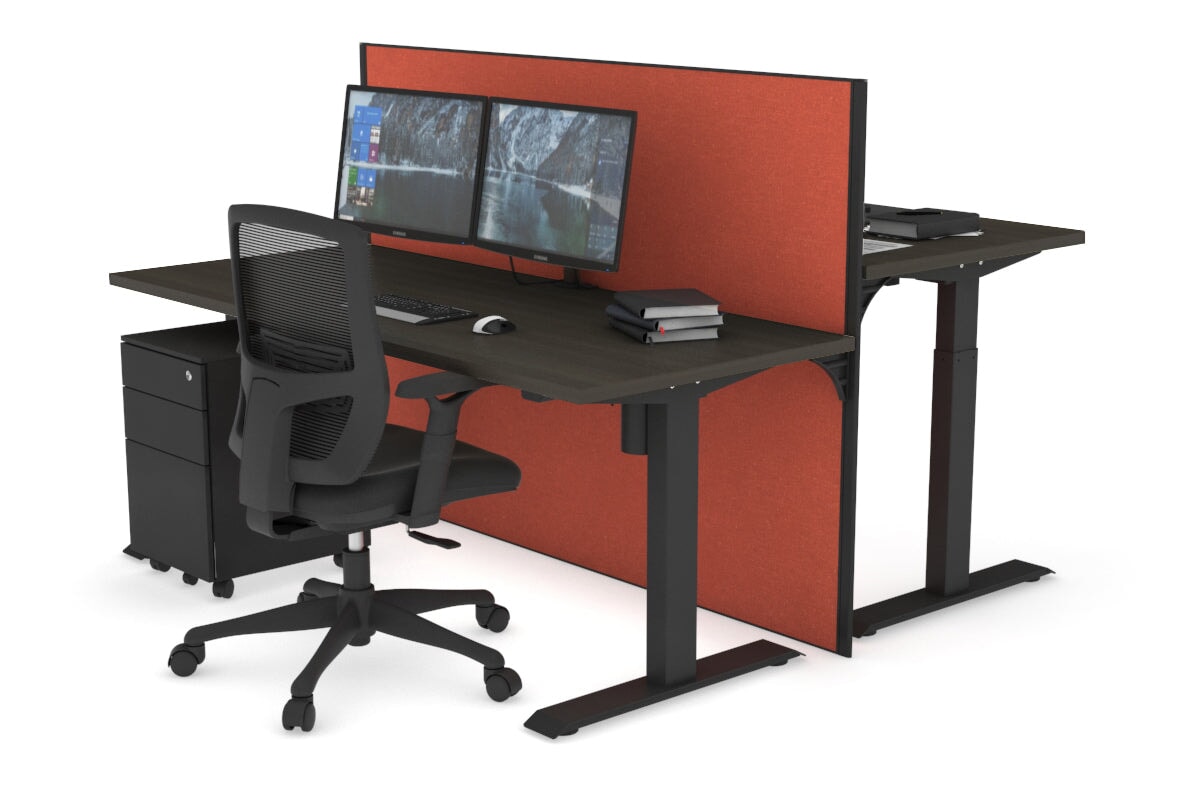 Just Right Height Adjustable 2 Person Workbench [1600L x 700W] - Perfect for Garage, Workshop & Office Workspaces