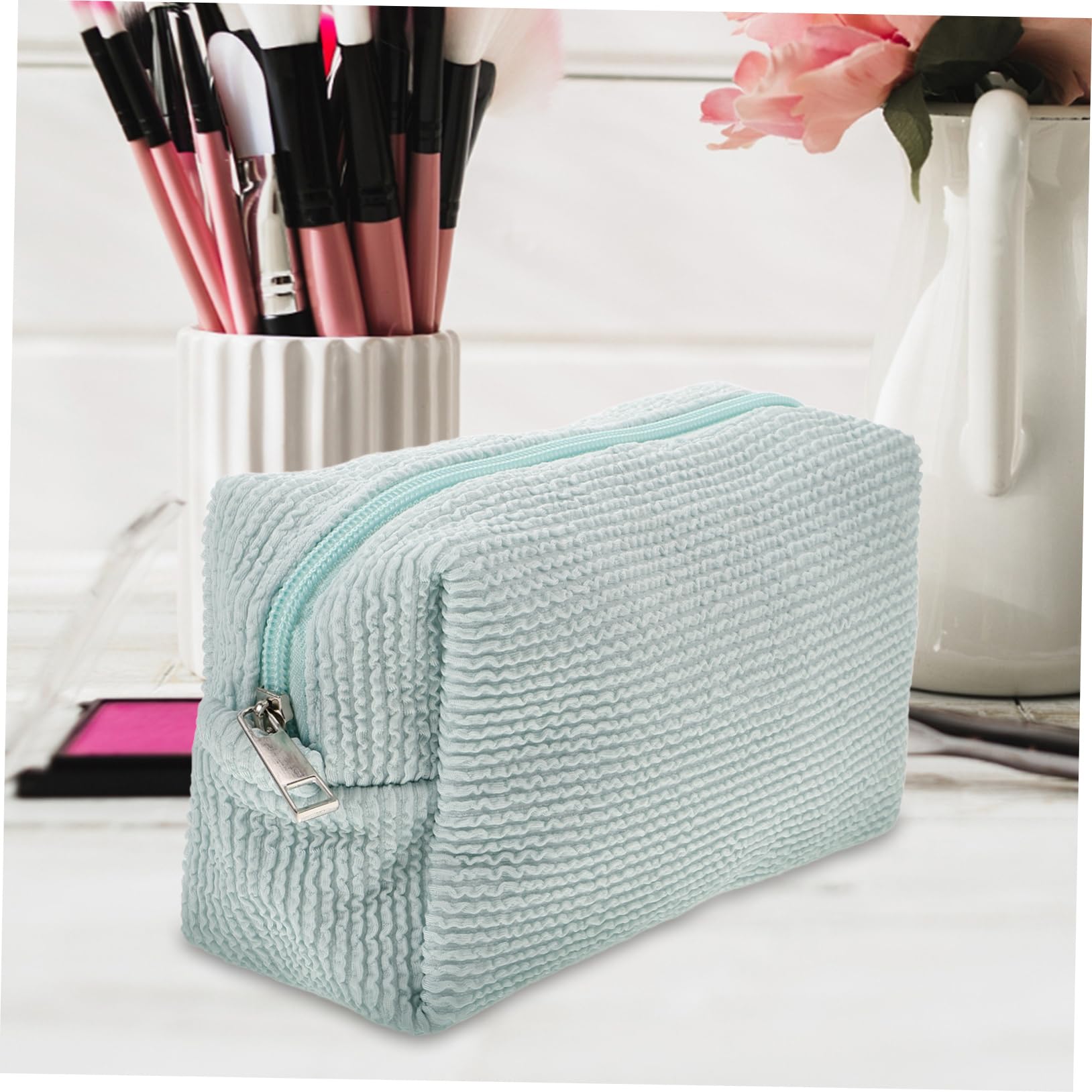 Healeved 4pcs Travel Makeup Bag - Portable Cosmetic Organizer for Women - Perfect for Skincare & Toiletries on the Go