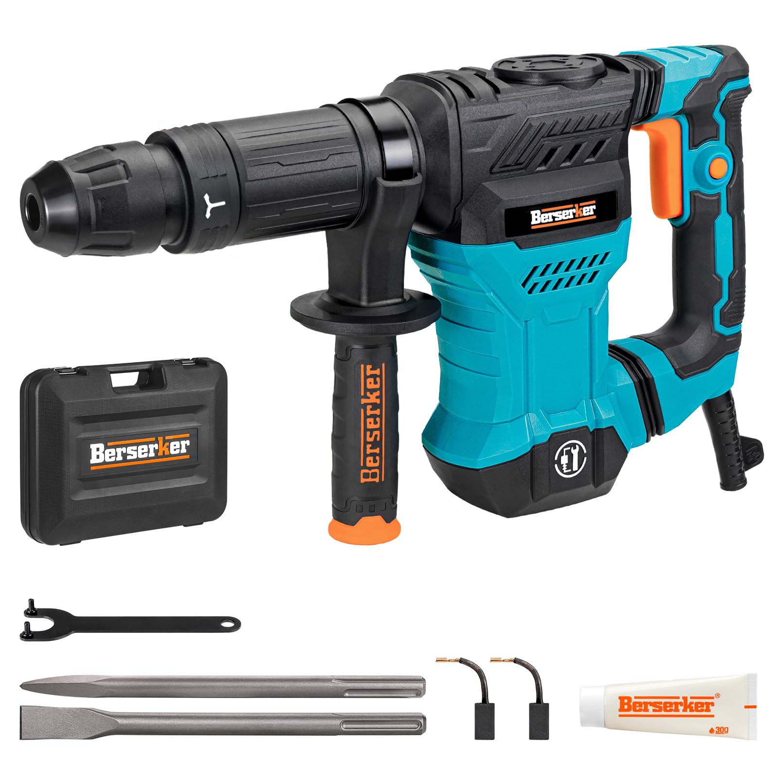 Berserker 1300W 12-Pound SDS-Max Demolition Jack Hammer - 1-9/16