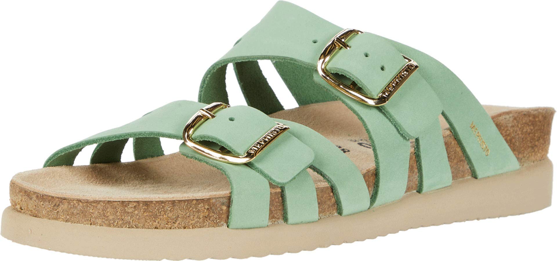Mephisto Women's Helisa Comfortable Leather Sandals - Lightweight & Supportive for Walking, Travel, and Summer Outfits