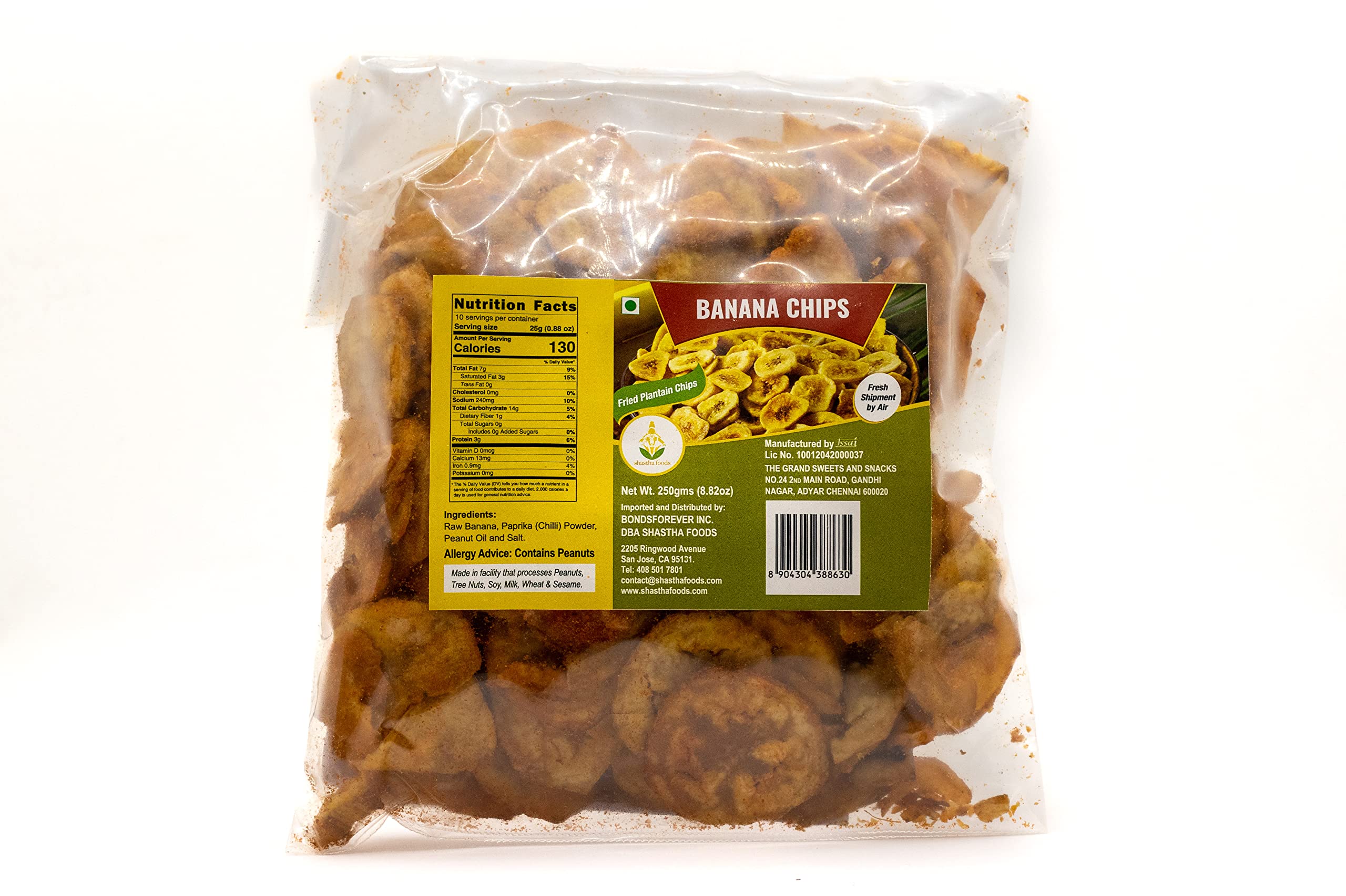 Spicy Banana Chips - Crunchy & Flavorful Snack - Pack of 2 - Perfect for Office, Road Trips & Movie Nights - Gluten-Free & Vegan Friendly