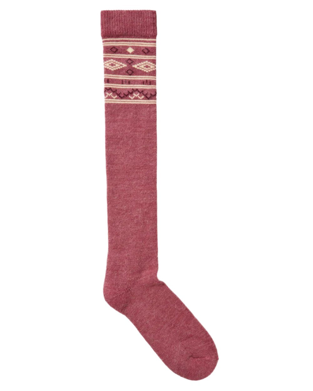 Dubarry Rolestown Fair Isle Alpaca Socks - Warm Wool Blend Winter Socks for Men & Women - Cozy Hiking, Skiing & Outdoor Activities