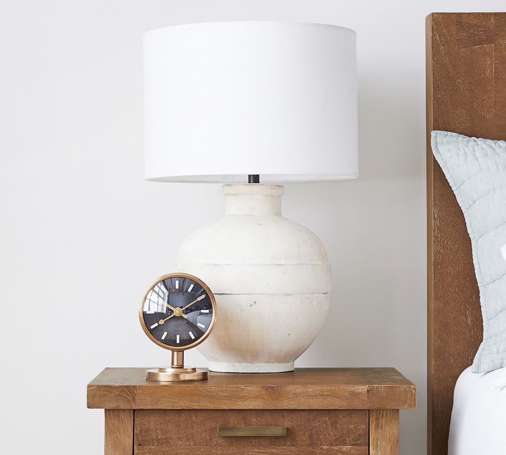 Faris Ceramic Table Lamp - Elegant Home Decor for Living Room, Bedroom & Office - Perfect for Reading, Relaxing & Ambient Lighting