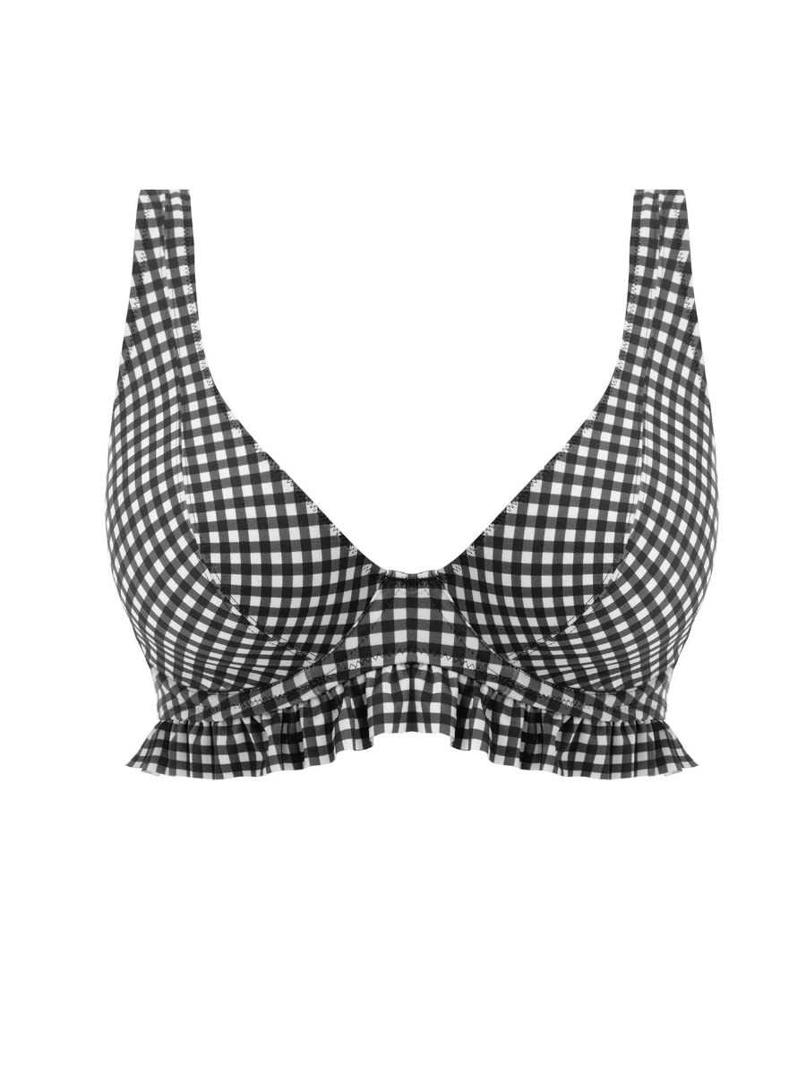 Freya Women's Check in Underwire High Apex Bikini Top - Sexy Swimwear for Beach, Pool & Summer Vacations | Supportive & Comfortable Swim Top for Women