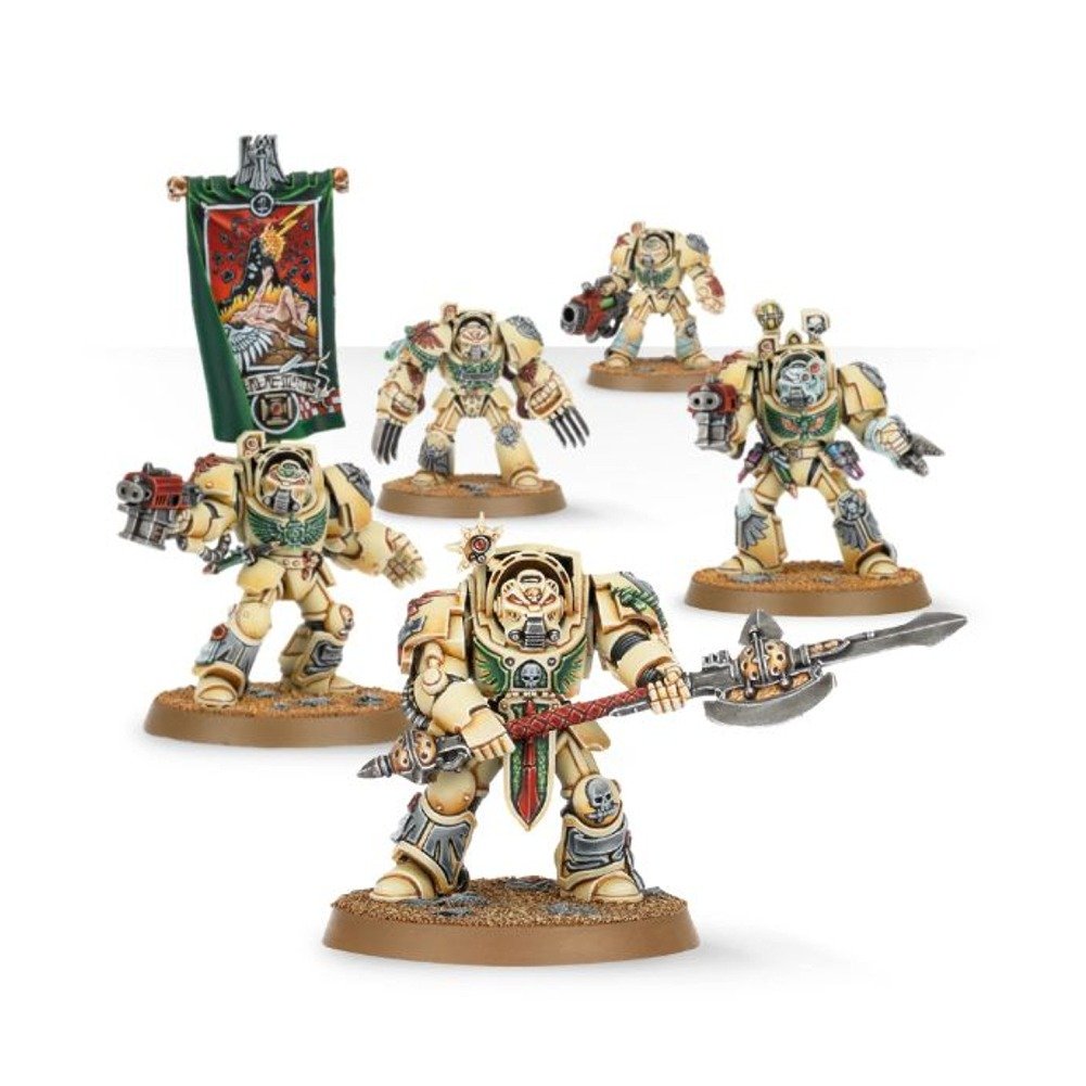 Games Workshop Deathwing Command Squad - Tabletop Miniature Game Set for Warhammer 40K | Black Plastic Model Kit for Wargaming, Collecting & Painting | Perfect for Strategy Battles & Display