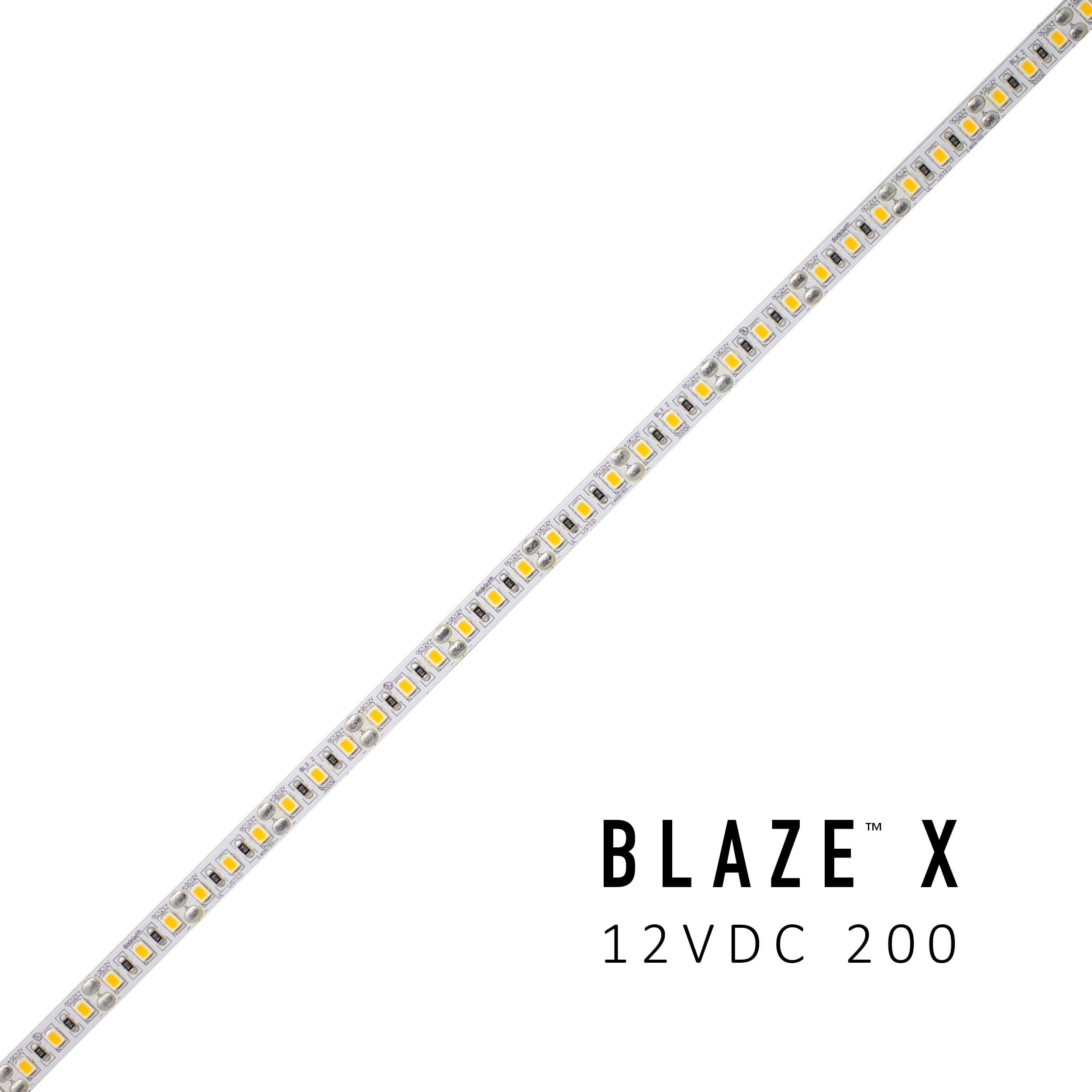 Blaze 300 LED Strip Lights 24V 3000K Warm White, 16.4ft Flexible LED Tape Light for Home Decor, Kitchen, Bedroom, Living Room, Cabinet Lighting