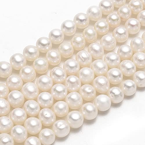 Round, White, 7~8mm