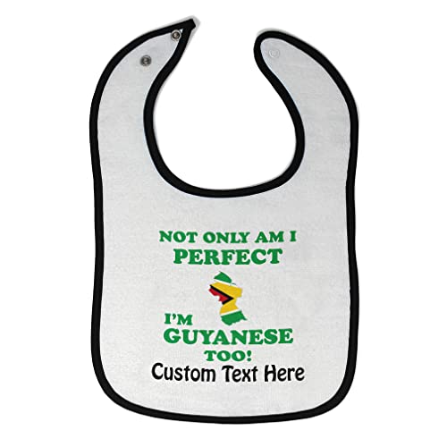 Custom Cotton Baby Bibs & Burp Cloths for Toddlers - Personalized Text 