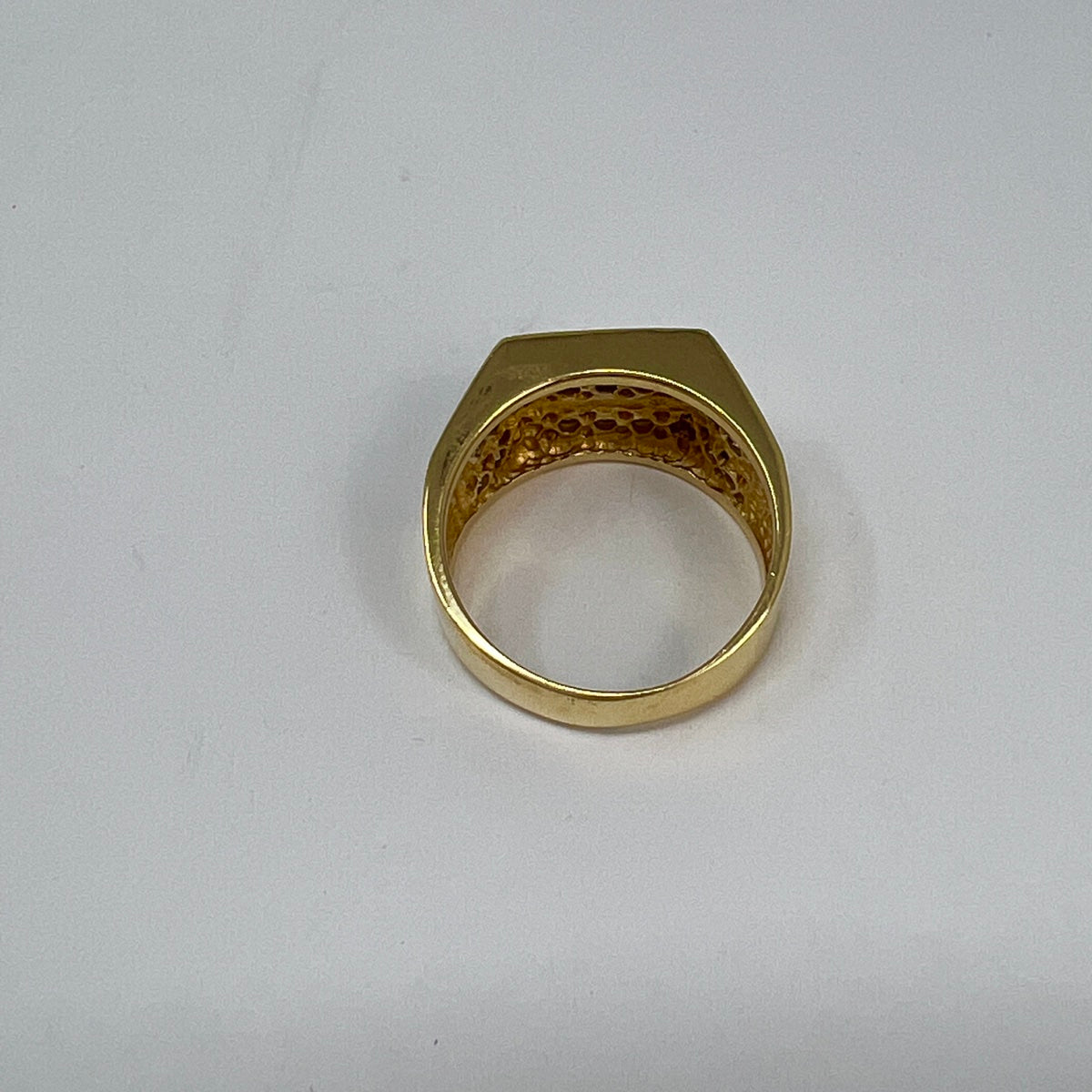 14K Gold Diamond Ring with 22 Channel Set Diamonds - Elegant Wedding Band & Anniversary Gift for Women