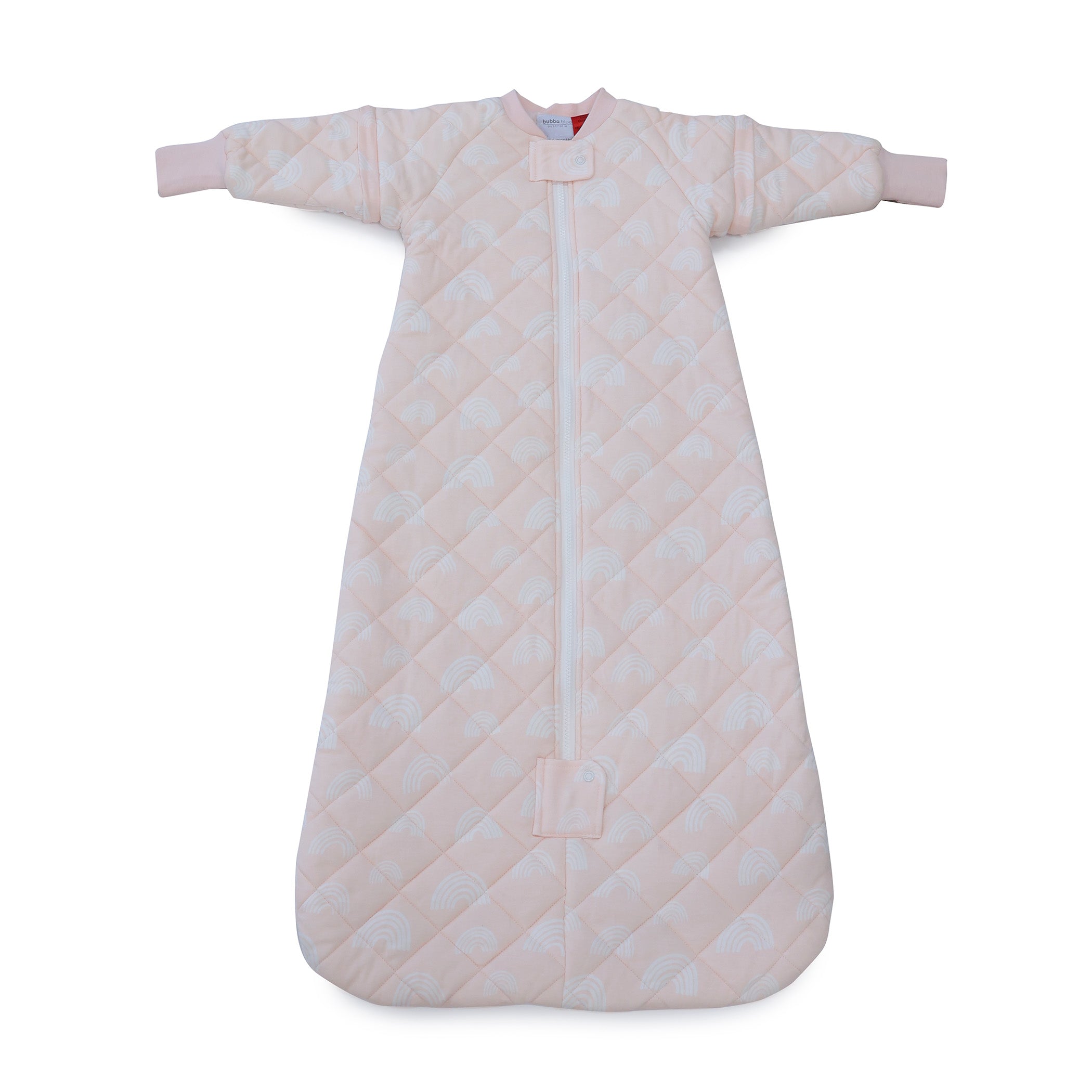 Nordic 3.5 TOG Convertible Baby Sleep Sack - Breathable Cotton Sleeping Bag for Infants 0-24 Months, Adjustable for All Seasons (Rose Pink) - Perfect for Nursery, Daycare & Travel