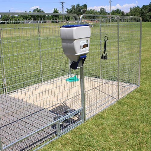 8' X 24' Heavy Duty Galvanized Steel Dog Kennel - Ultimate Pro Outdoor Dog Run for Large Dogs - Perfect for Backyard, Farm & Pet Safety