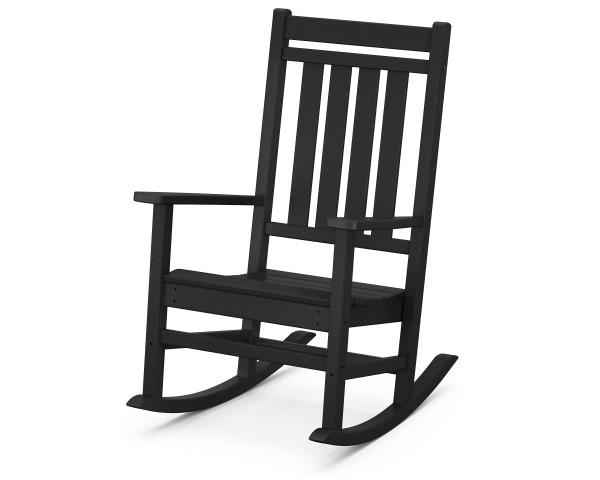 Premium Polywood Estate Rocking Chair - All-Weather Outdoor Patio Furniture - Perfect for Porch, Garden & Backyard Relaxation