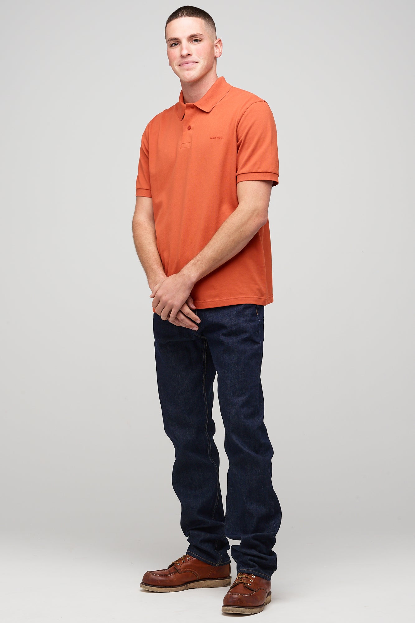 Men's Short Sleeve Polo Shirt - Breathable Cotton, Slim Fit, Casual & Business Wear (Cinnamon) - Perfect for Office, Golf, and Summer Outings
