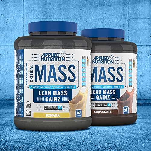 Applied Nutrition Critical Mass Professional Weight Gainer - 2.4kg (5.3lb) with 16 Servings | Muscle Building & Recovery Supplement for Bodybuilding, Fitness & Post-Workout