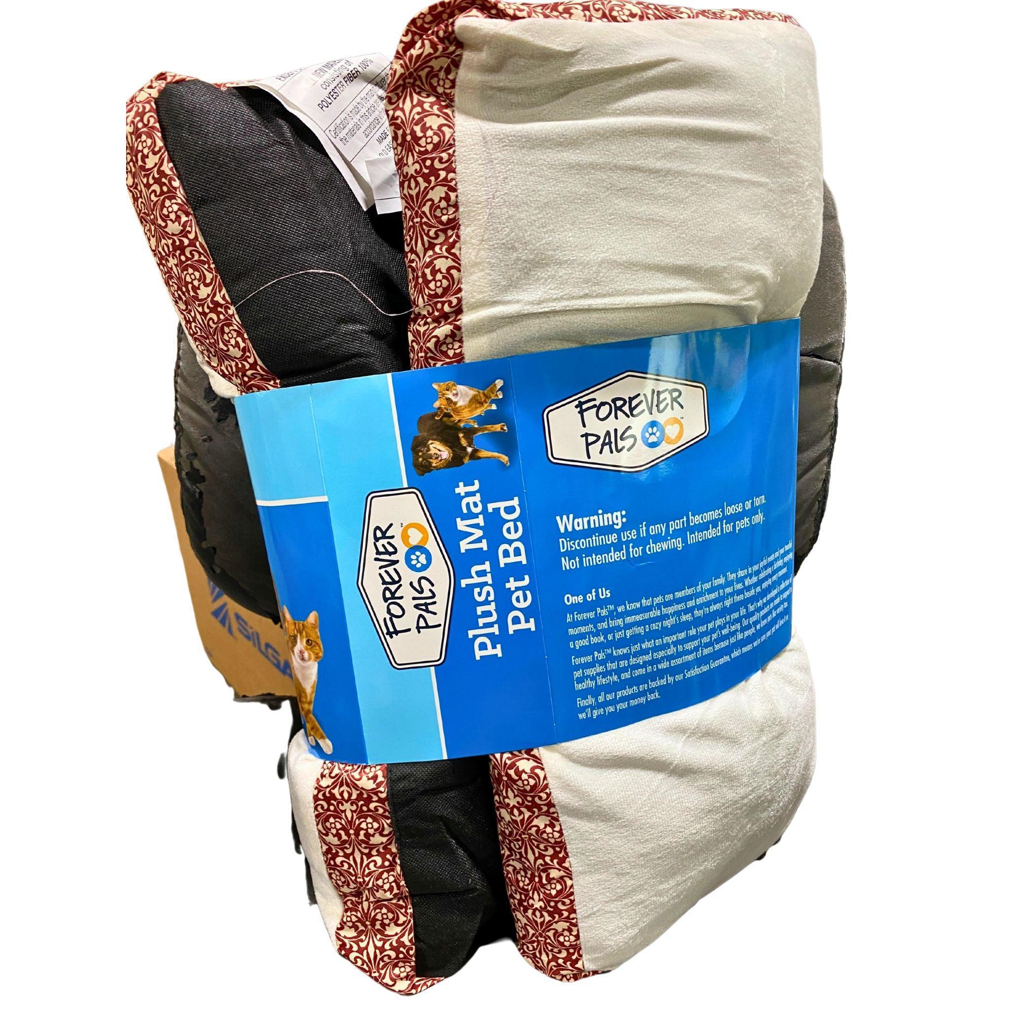 Forever Pals Plush Orthopedic Dog Bed - Supportive Memory Foam Pet Cushion for Large Dogs (72 Pack) - Perfect for Home, Kennel & Travel Use
