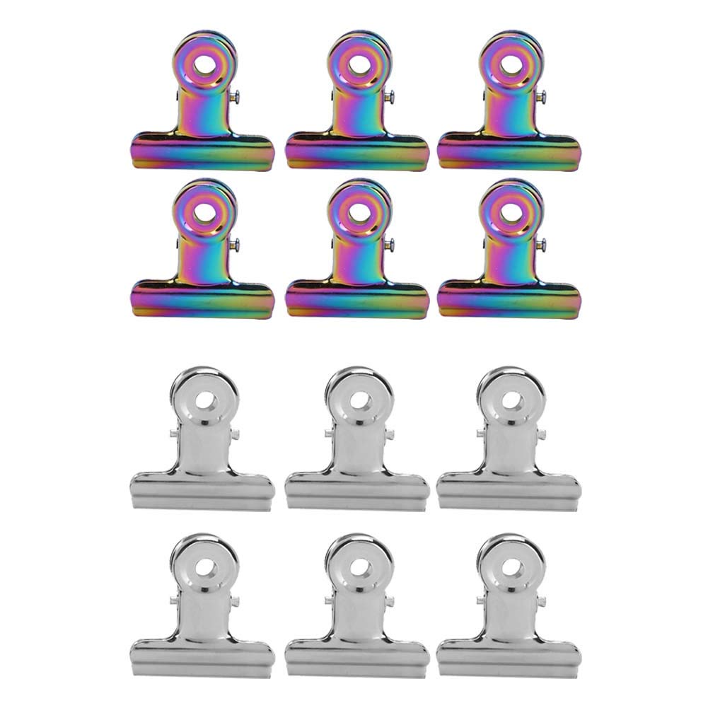 Professional Nail Art Clips - Light Curve C Nail Tips Clips & File Paper Clips for DIY Manicure, Salon Nail Art Equipment - Perfect for Gel Polish, Acrylic Nails & Nail Extension Designs