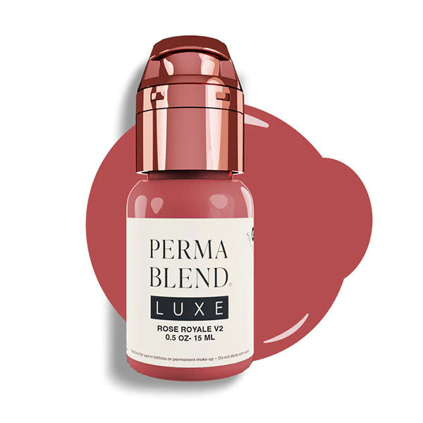 Perma Blend Luxe Rose Royale Pigment - Professional Tattoo Ink for Vibrant, Long-Lasting Body Art - Perfect for Tattoo Artists and Permanent Makeup