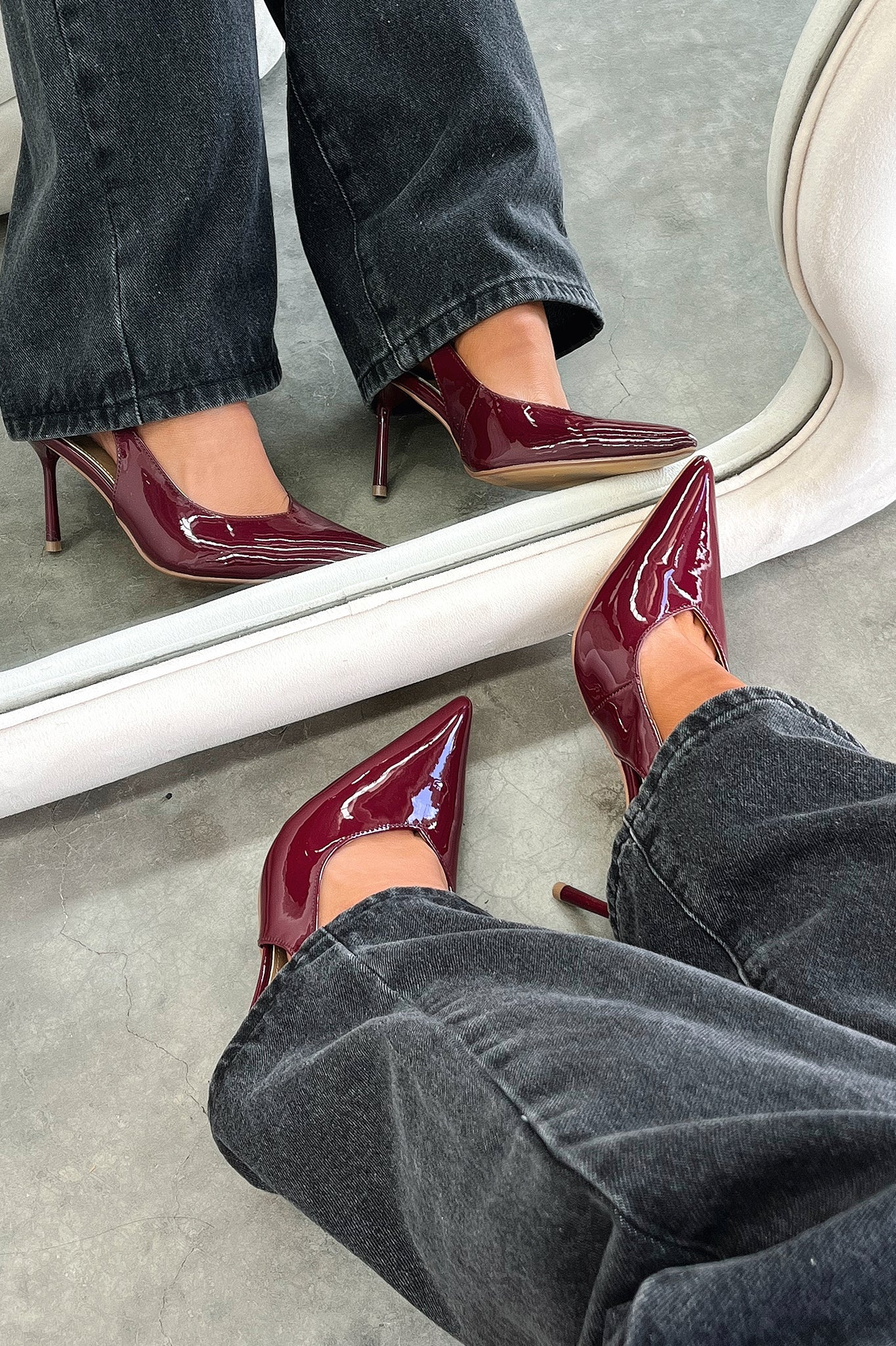 Elsa Heels Women's Burgundy High Heels - Elegant Dress Shoes for Parties, Weddings & Evening Events