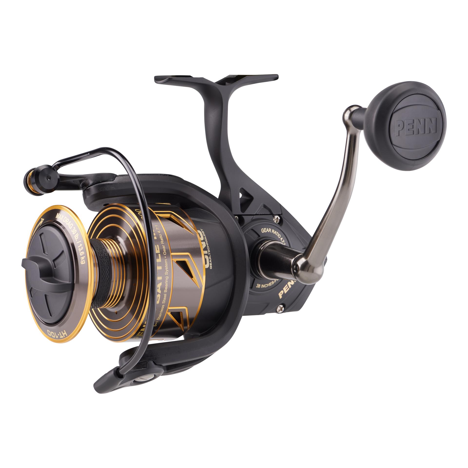 Battle® III Spinning Reel - High Performance Fishing Reel for Saltwater & Freshwater | Smooth Drag System, Lightweight Design | Perfect for Bass, Trout & Offshore Fishing