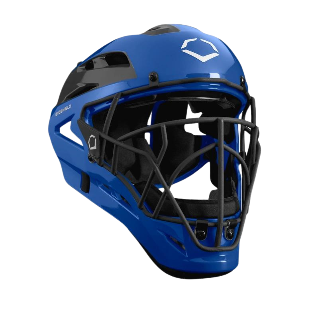 EvoShield Pro SRZ Catcher Helmet - Baseball & Softball Protective Gear for Catchers - Perfect for Youth & Adult Leagues, Training & Games