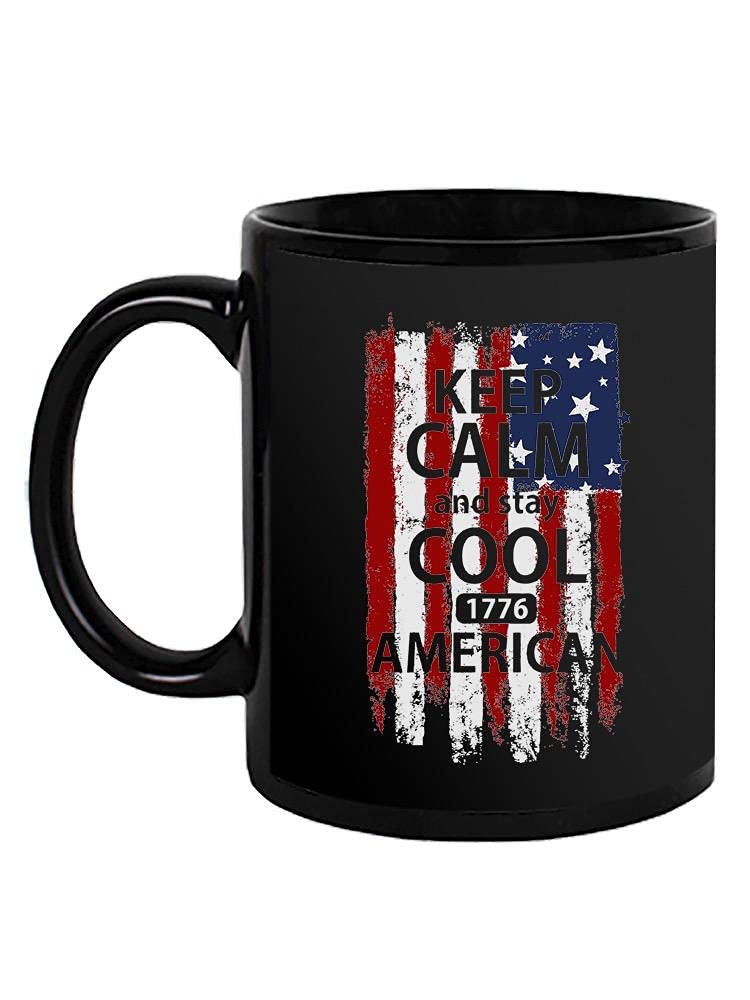 Smartprints Stay Cool America Insulated Coffee Mug - Unisex Travel Mug for Hot & Cold Drinks - Perfect for Office, Commute, and Outdoor Adventures