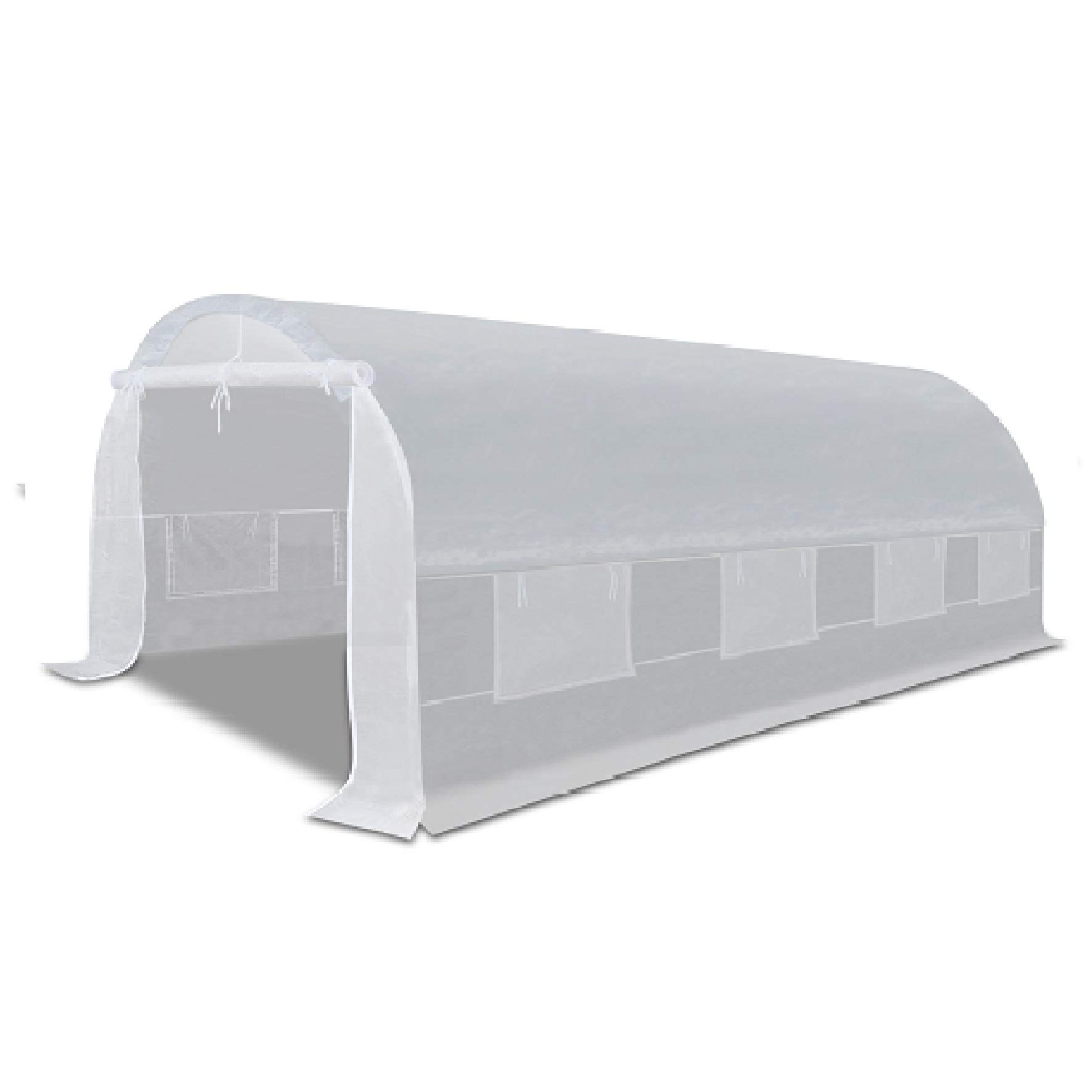 Durable 20'X10'X7' Walk-in Greenhouse Replacement Cover - Heavy Duty Camel Color for Outdoor Gardening & Plant Protection (Frame Not Included) | Perfect for Backyard Vegetables, Flowers & Seedlings Growth