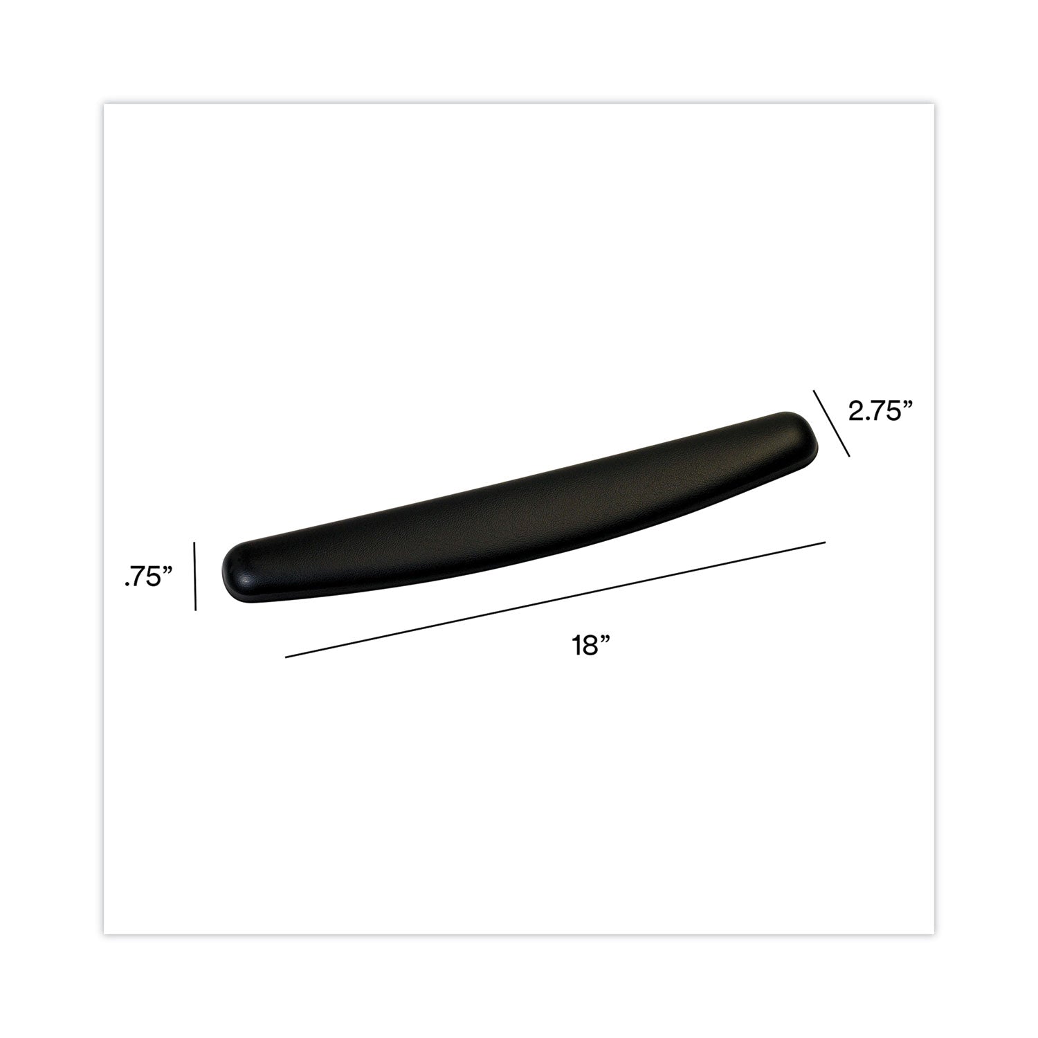 3M™ Antimicrobial Gel Compact Keyboard Wrist Rest - 18