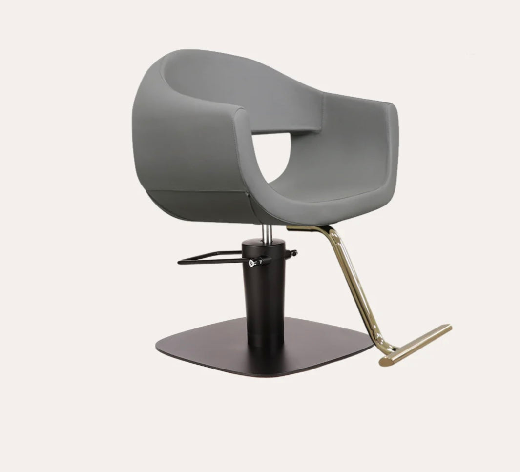 Luna Salon Chair - Professional Hydraulic Styling Chair for Hairdressers & Barbers - Adjustable Height & Swivel Base - Perfect for Salons, Barber Shops & Home Use