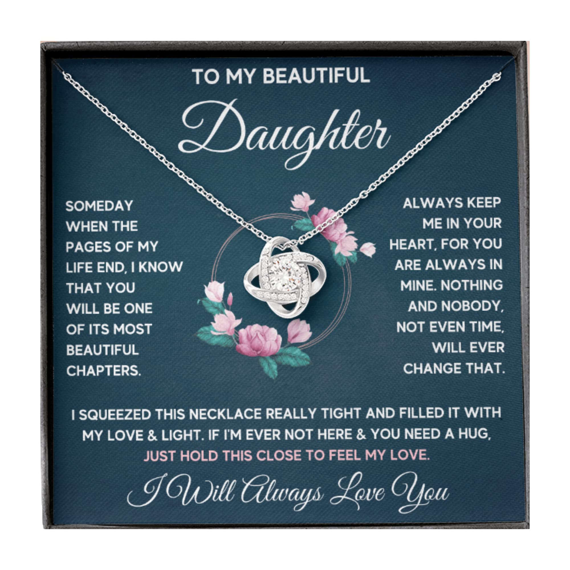 Mother Daughter Necklace Gift - Gemstone Jewelry for Birthday, Graduation | Elegant & Meaningful