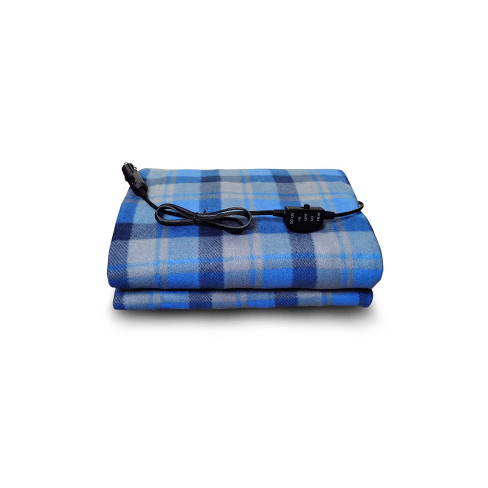 RROWER Electric Car Blanket - Soft Plush Heated Blanket with Dual Temperature Control for Vehicles | Perfect for Winter Travel, Road Trips, Camping & Home Use