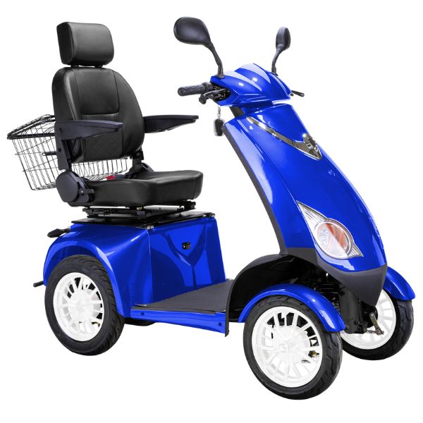 Premium Platinum Bariatric 4-Wheel Mobility Scooter for Heavy Adults - Heavy Duty Electric Wheelchair for Indoor & Outdoor Use - Ideal for Shopping, Travel, and Daily Mobility Assistance