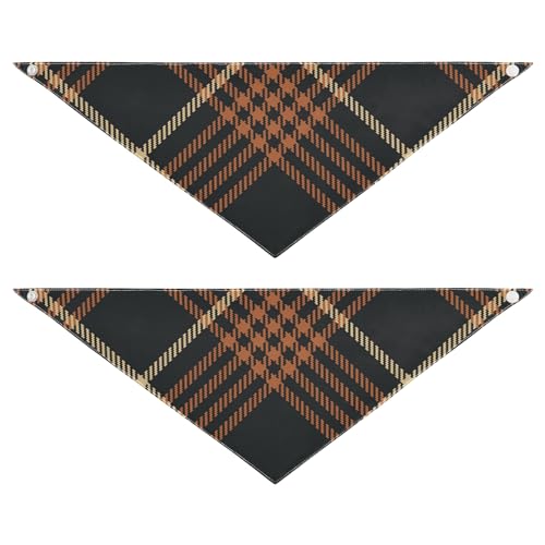 Autumn Brown and Orange Plaid