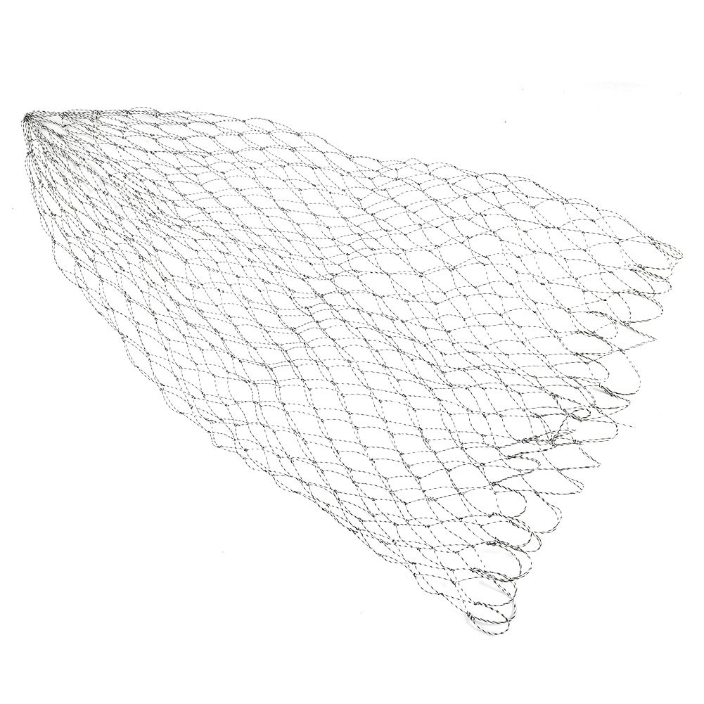 ZPSHYD 3 Sizes Fishing Landing Net - Durable Replacement Netting for Freshwater & Saltwater Fishing - Perfect for Catch & Release, Boat Fishing, and Shore Angling