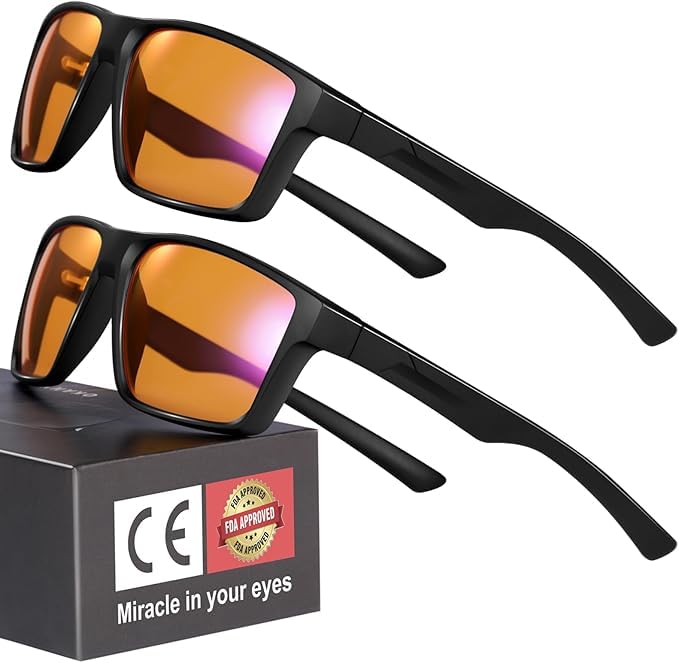 Okany Blue Light Blocking Gaming Glasses for eSports & Computer Use - Anti Glare UV400 Protection Eyewear for Men & Women - Reduce Eye Strain for Gaming, Office Work & Screen Time