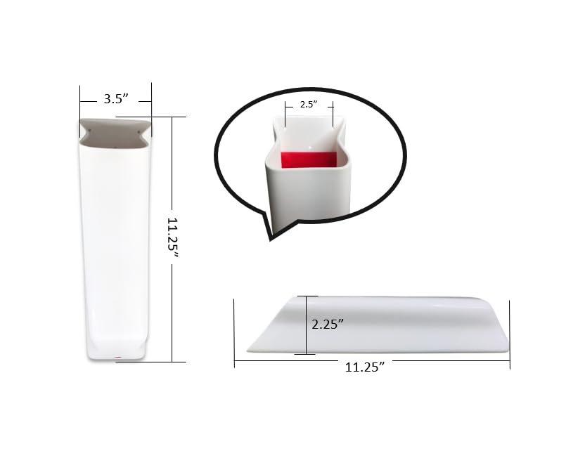 Marine Boat PVC Winch Handle & Fishing Knife Holders - Durable Storage Solution for Boating & Fishing Accessories | Perfect for Deck Organization & Tackle Storage