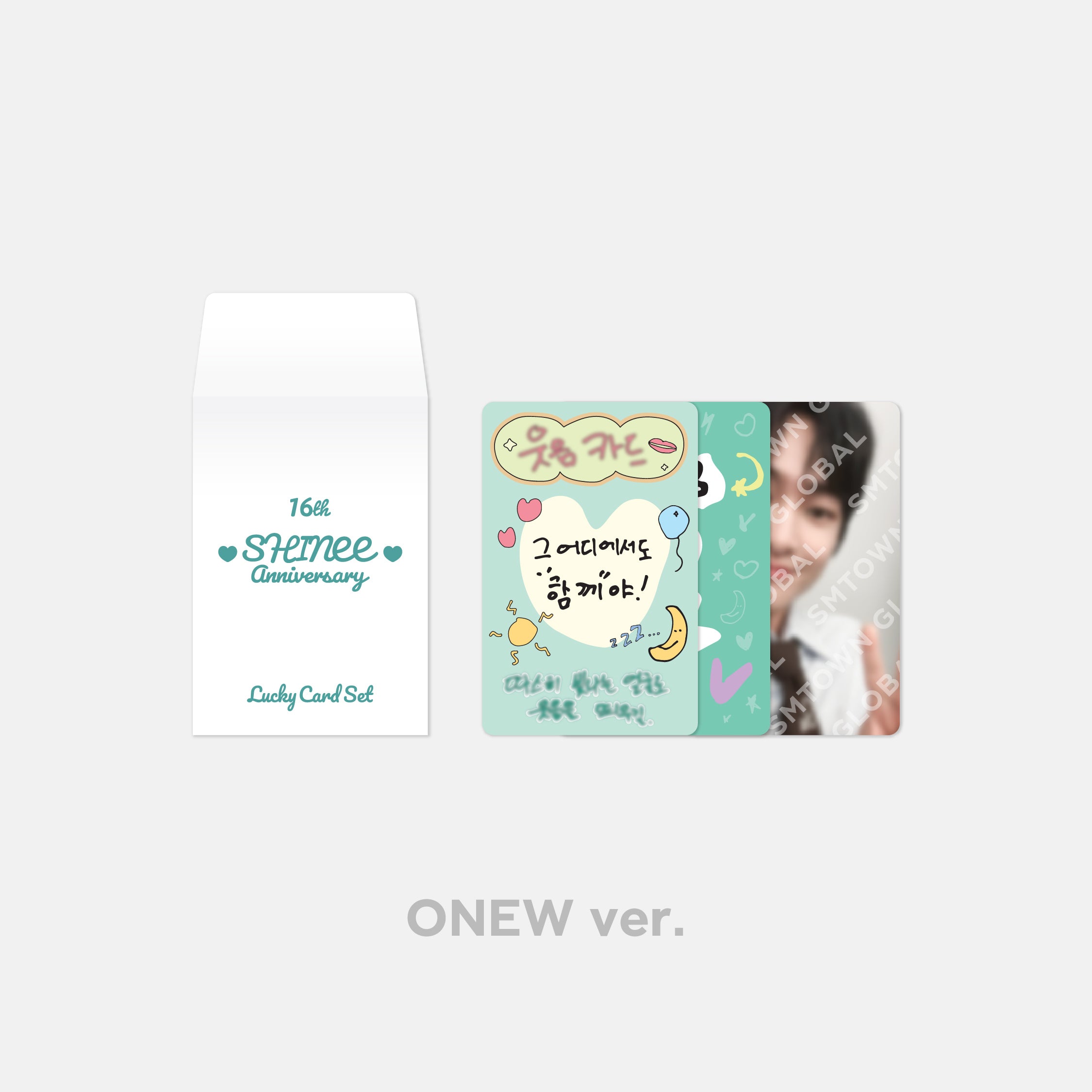 SHINee 16th Anniversary Lucky Card Set - K-Pop Collectible Merchandise for Fans, Gifts & Memorabilia Display