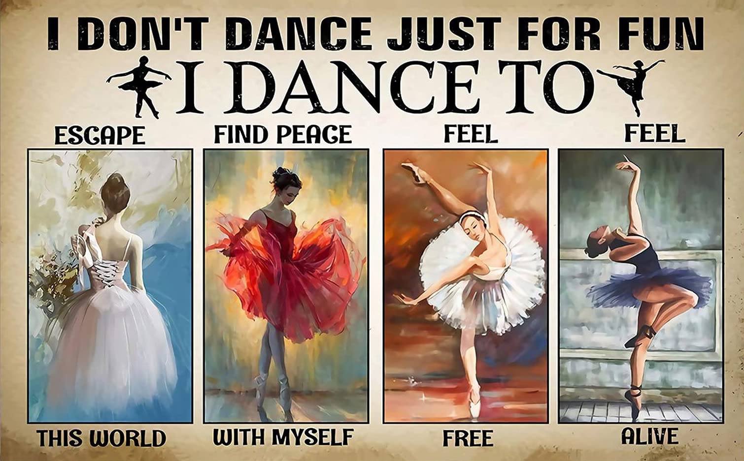 1000 Piece Jigsaw Puzzle - Dancing Ballerina Artwork | Educational Puzzle Game for Adults & Kids | Perfect Gift for Dance Lovers & Puzzle Enthusiasts | Great for Family Game Nights, Birthday Presents & Cognitive Development
