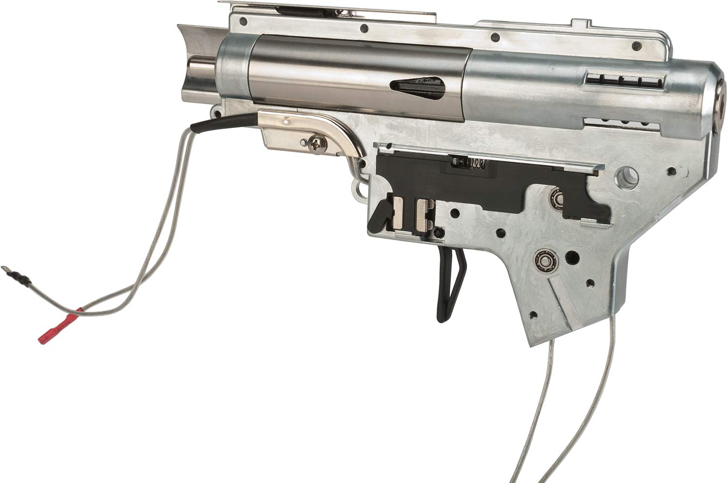 APS Silver Edge 8mm Ver.2 AEG Airsoft Gearbox - Rear Wired for High-Performance Airsoft Battles and Tactical Training