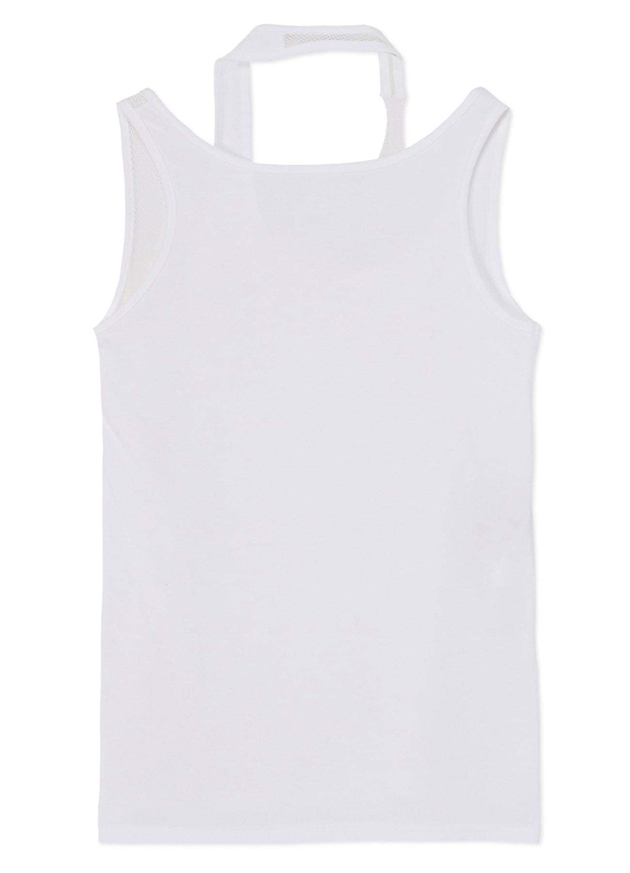 40/2 C SJ+C Mesh Combi Layer Design Tank Top - Breathable & Stylish for Workouts, Yoga & Casual Wear