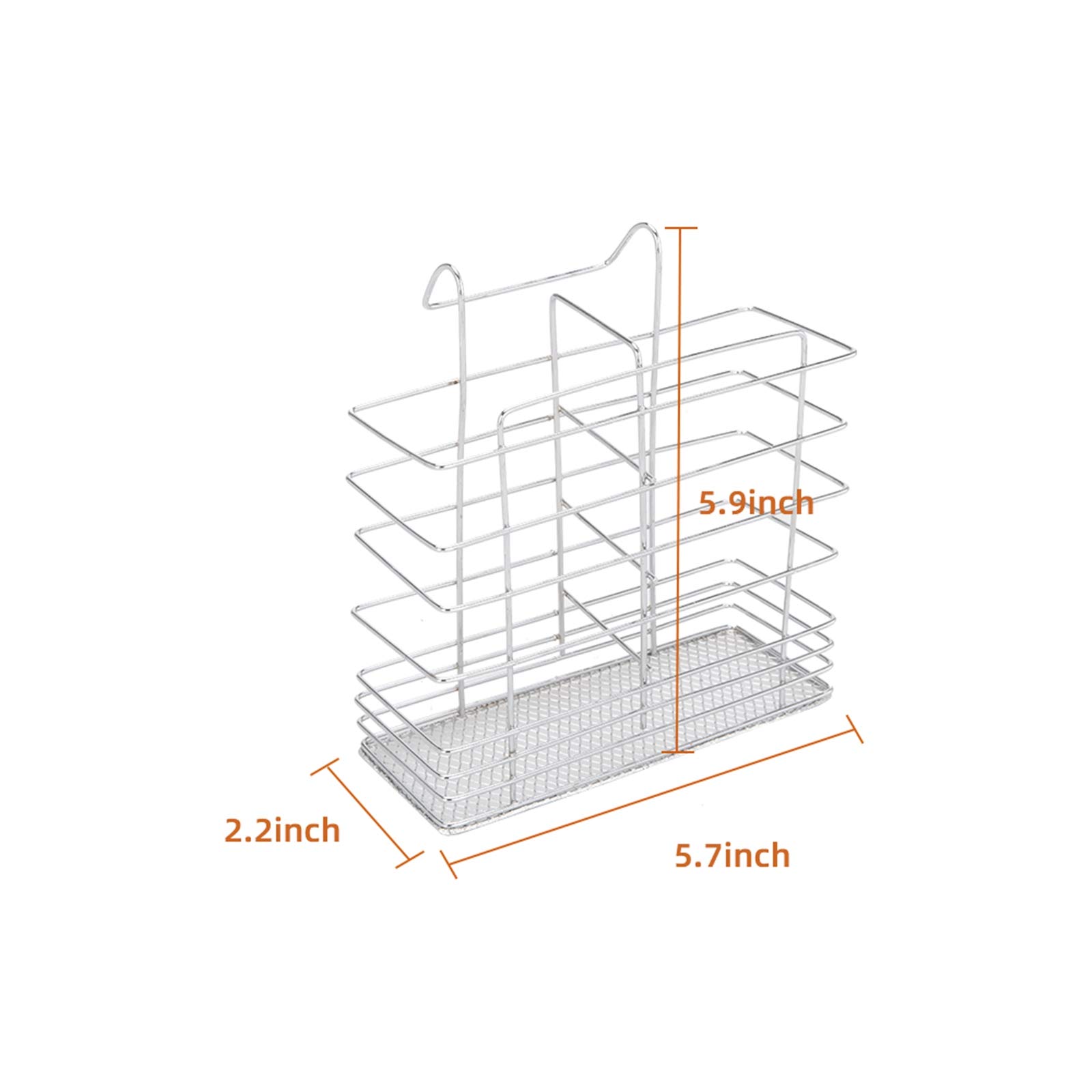 Premium 2-Tier Large Dish Drying Rack with Drainboard - Space-Saving Kitchen Counter Organizer with Utensil Holder & Cup Holder (15.8
