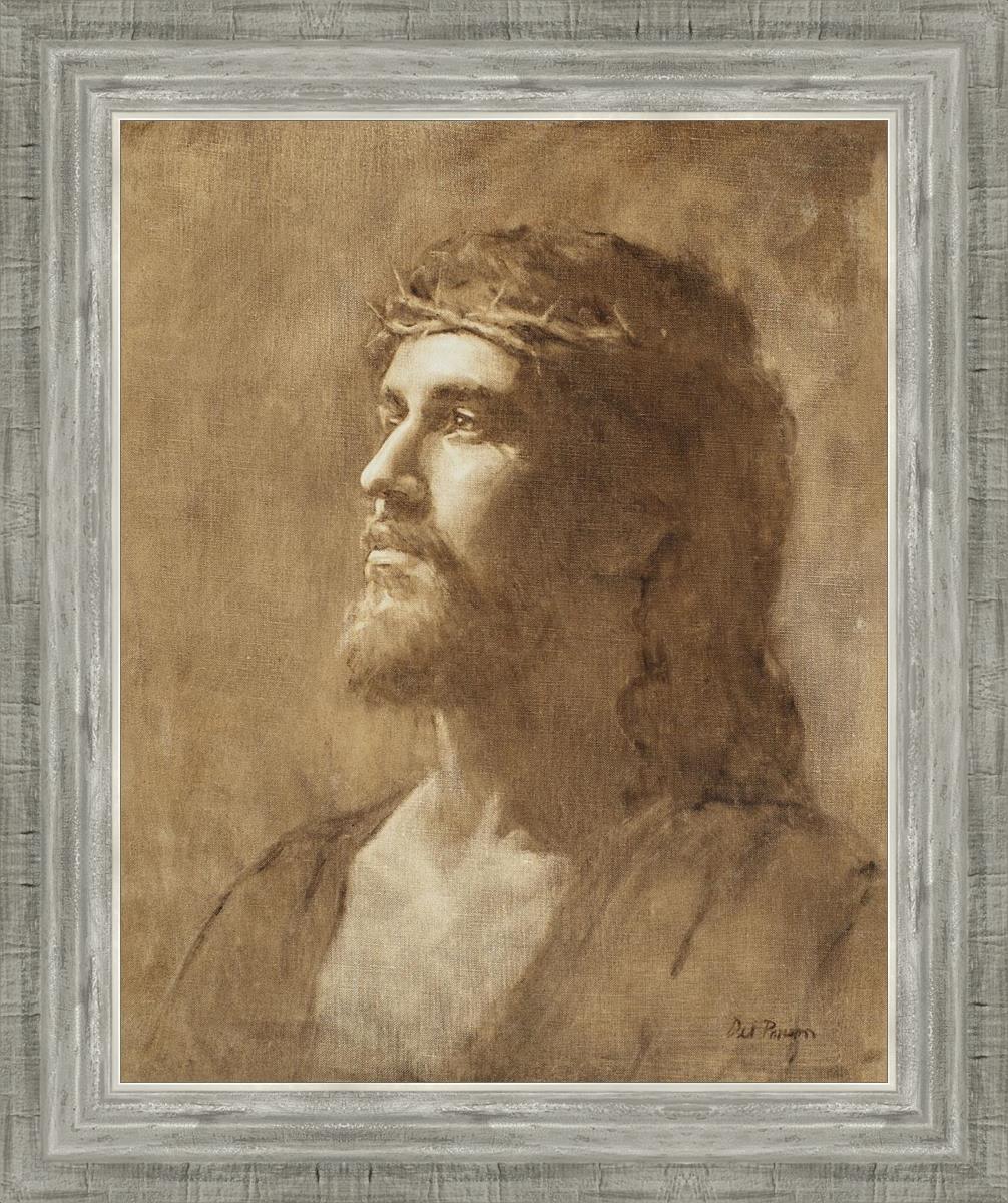King of Kings by Del Parson - Premium Religious Wall Art for Home & Church Decor - Perfect for Living Rooms, Bedrooms & Worship Spaces