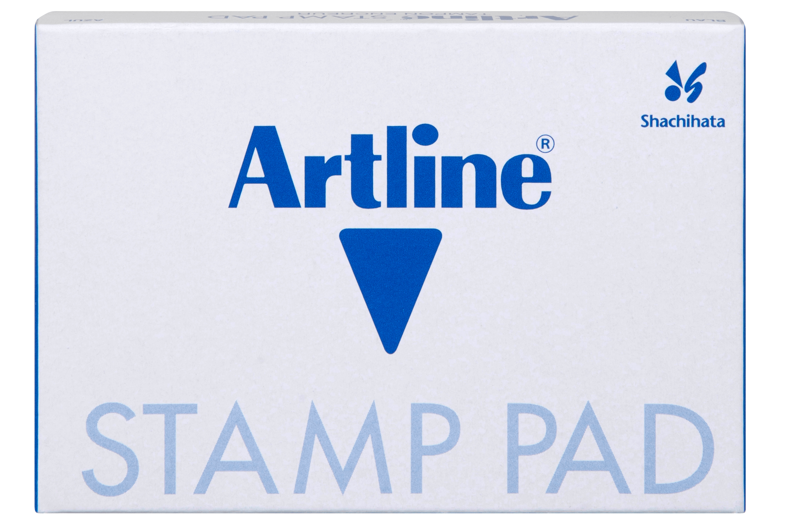 Artline EHJ 2 Blue Stamp Pad - 56mm x 90mm Ink Pad for Office, School & Crafting - Perfect for Document Stamping, Scrapbooking & DIY Projects