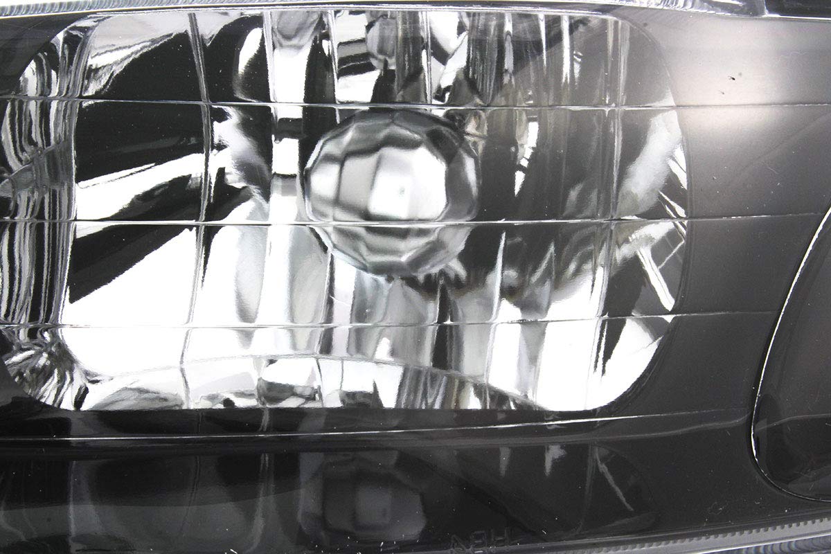 Mitsubishi Eclipse Headlights Lamps Set 1997 1998 1999 - Halogen Replacement for Driver & Passenger Side - Perfect for Night Driving & Auto Restoration Projects