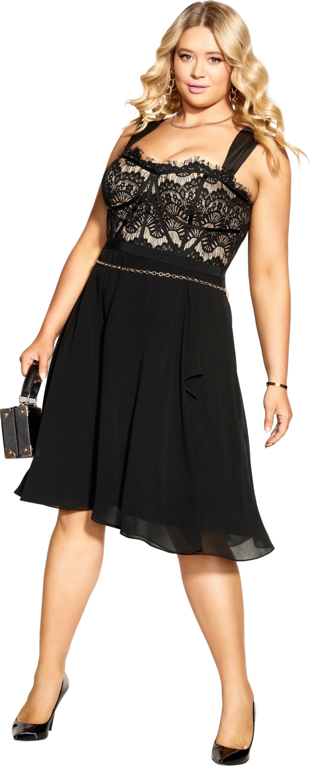 Eyelash Evie Women's Summer Floral Dress - Elegant & Comfortable for Casual Outings, Parties & Date Nights