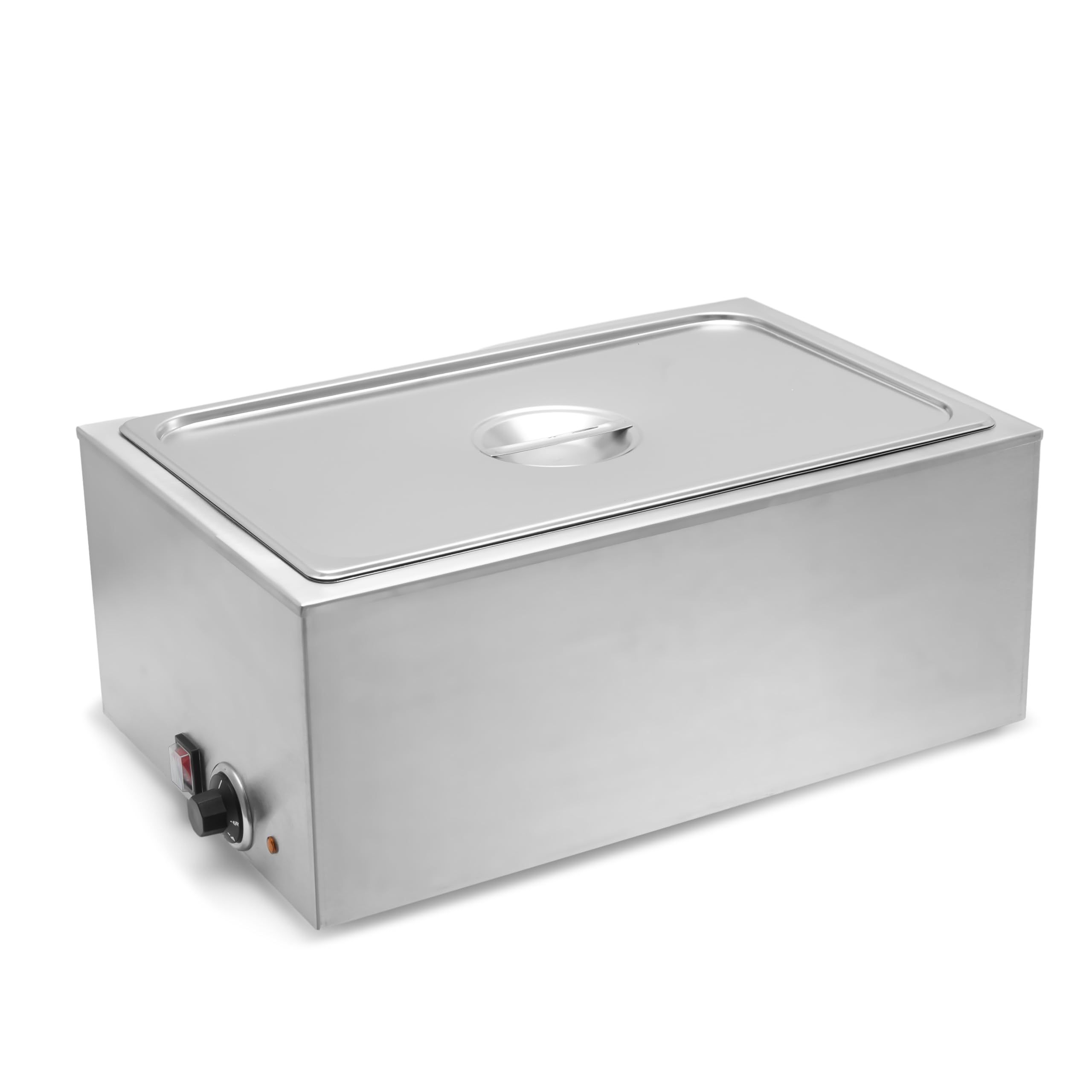 Commercial Grade Stainless Steel Bain Marie Buffet Food Warmer - 1 Section Steam Table for Catering, Restaurants & Buffets | Keep Food Hot for Events, Parties & Food Service