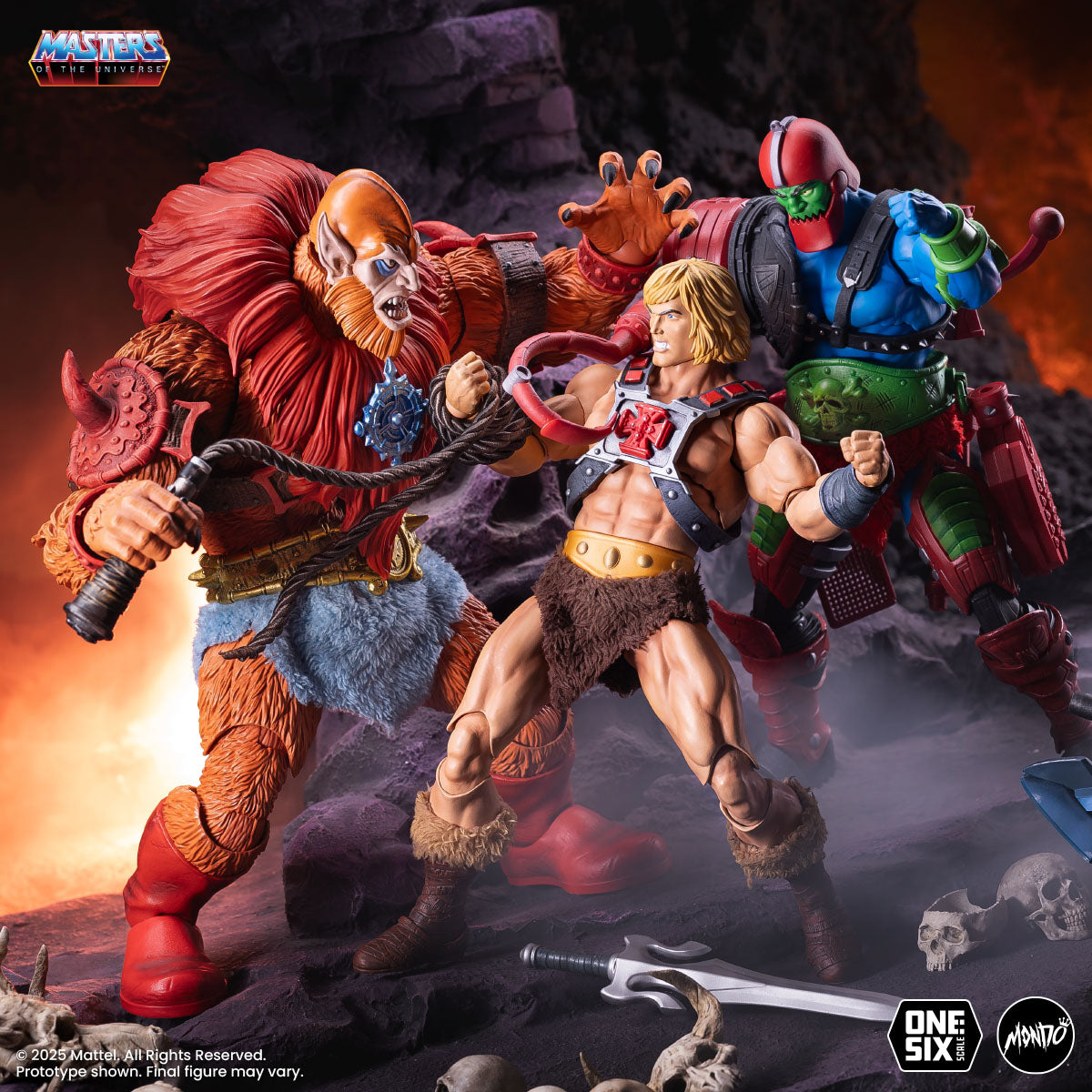 Masters of the Universe Beast Man 1/6 Scale Action Figure - Classic Variant Collectible Toy for Display & Play | Perfect for Fans, Collectors, and Home Decor